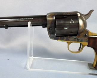 J.P. Sauer & Sohn/ Hawes Firearms Western Marshal .357 Mag 6-Shot Revolver SN# 15649/3, Made in West Germany, In Tooled Leather Holster