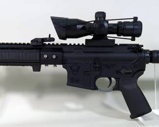 Spike's Tactical ST15 5.56 Nato Pistol SN# 126950, Piney 2.5-10x40 Scope, Red/Green Laser, Flip Up Sights
