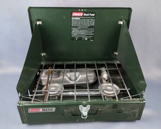 Coleman Duel Fuel Propane Camp Stove Model 424