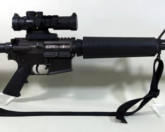 CMMG MK-4 Unknown Cal Rifle SN# SCM-103174, Burris AR-332 Scope, Adjustable Stock, Sling