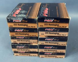 PMC Bronze 223 REM Ammo, Approx 200 Rounds