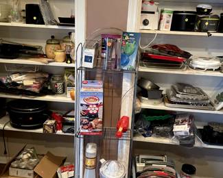 More bakeware and small appliances.