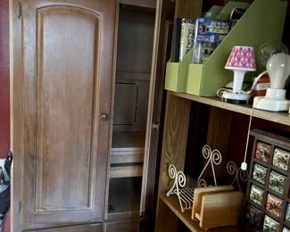 Nice wooden armoire.
