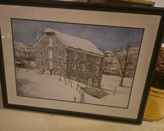 Snow scene picture 