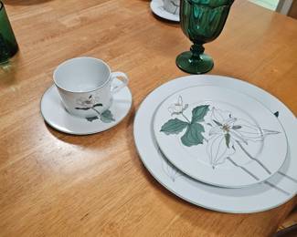 Table, China, and glassware 