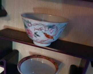 15th c CHINESE PORCELAIN HAND PAINTINGS SIGN