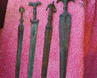 ORIGINAL RARE 12cth c ISLAMIC BRONZE COLLECTIBLE DAGGER 🗡