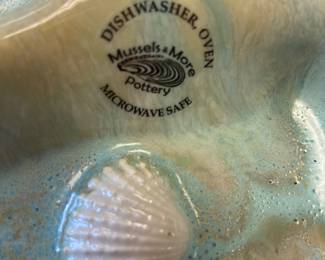 Mussels & More Pottery from British Columbia, Canada, handmade, hand painted pottery
