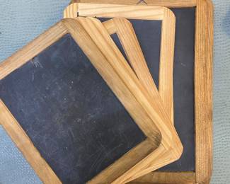 Vintage slate chalkboards
