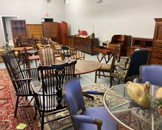 One of the two store fronts full of hundreds of antique and decor items!  Please be patient-this Sale is HUGE and will take weeks to complete!