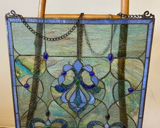 Stained-glass-like wall-hanging