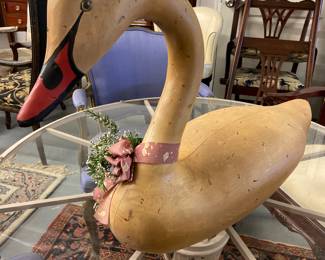 Look how sweet this swan is!