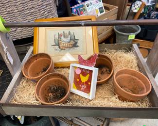 Artisan handmade wood and metal tray