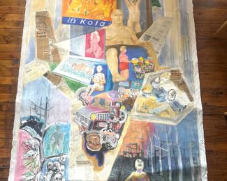 Early Emlyn Edwards Mixed Media 