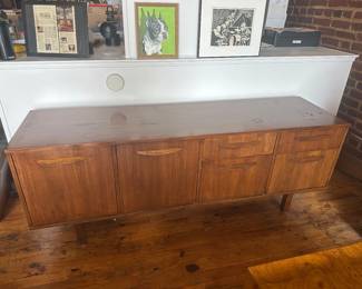 Jens Risom Walnut Credenza