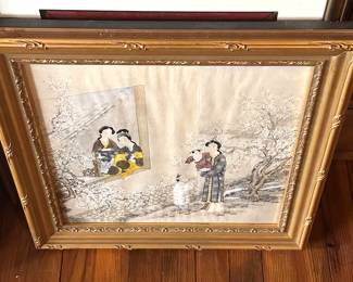 Asian Painting on Silk