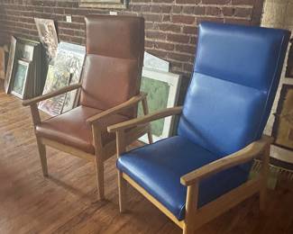 High Back Mid Century Chairs