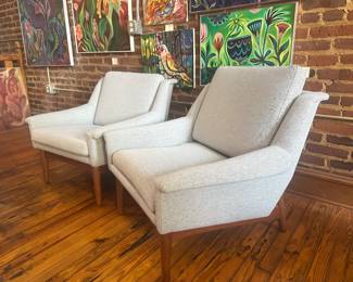H.W. Klein Bramin Danish Lounge Chairs 