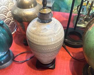 Art Pottery Lamps 