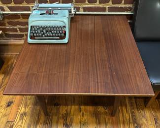 Jens Risom Table and Olivetti Typewriter 