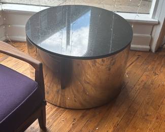 Chrome & Granite Coffee Table