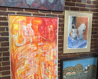Large Collection of Original Modern Artwork 