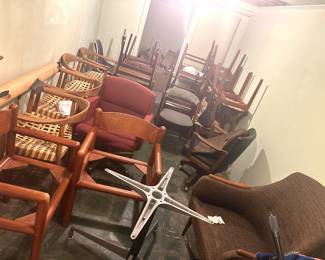 Lots of midcentury modern project pieces 