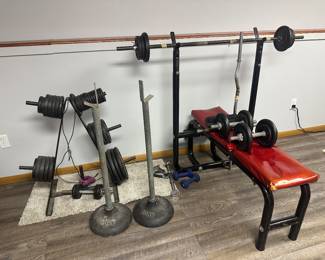 Buy it Now-$150
You get all weighs and everything shown 