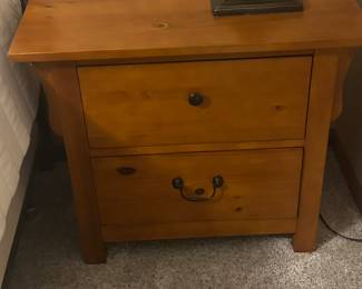 Buy it now-$75 ea (2)
Night stands (matches the 6 drawer dressers)