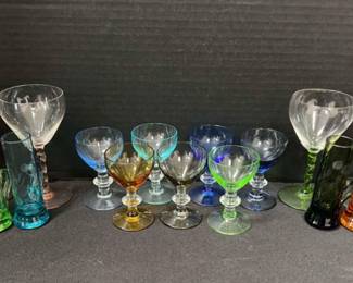 Colored Bar GlassWare
