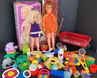 Crissy Velvet Dolls with other Vintage Toys