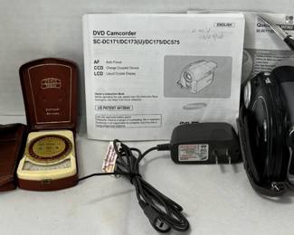 Vintage Zeiss Ikon Ikophot Light Meter, Samsung Dvd Camcorder