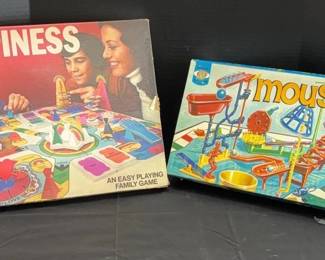 Vintage Games Mouse Trap And Happiness
