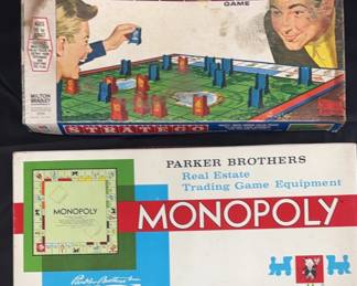 Vintage Games Monopoly And Stratego