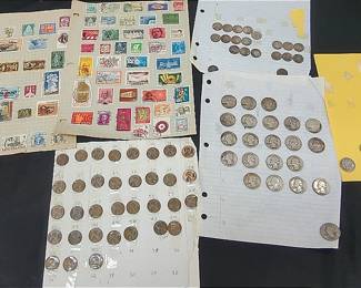 Coin And Stamp Collection