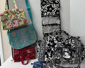 Vera Bradley Wallets, Purse, Duffle Bag, Computer Bag, Toiletries Bag