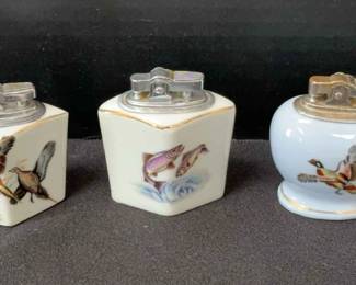 Porcelain Wildlife Table Lighters