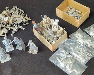 Pewter Miniature Figurine Mystery Lot