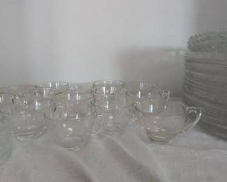 Teacup Teacup Platter Glassware Set