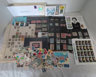 Assorted Vintage Stamp Collection