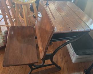 Vintage School Desk