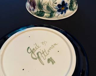 Signed porcelain