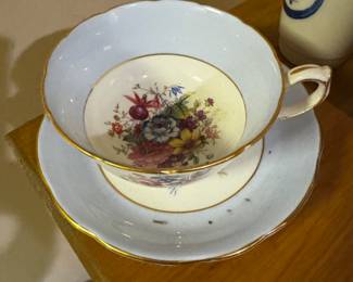 Collectible teacup and saucer
