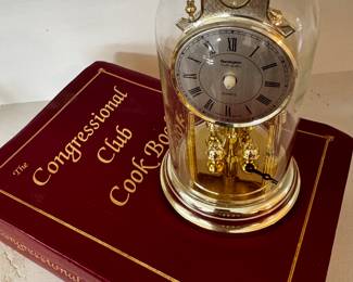Anniversary clock and collectible cookbook