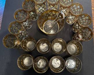 All glasses plus an ice bucket