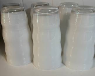 Set of eight glasses