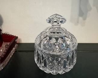 Glass jar with cover