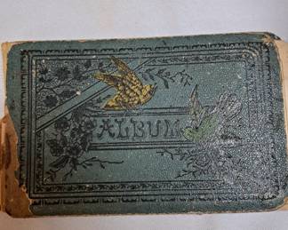 Antique autograph book
