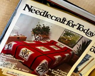 Collection of VINTAGE needlework magazines
We have 60 or 70 of these magazines filled with amazing craft ideas