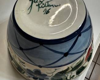 Signed porcelain